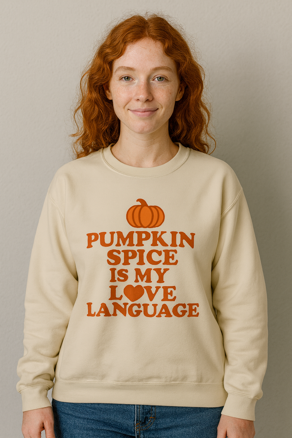 Pumpkin Spice Love Language Sweatshirt