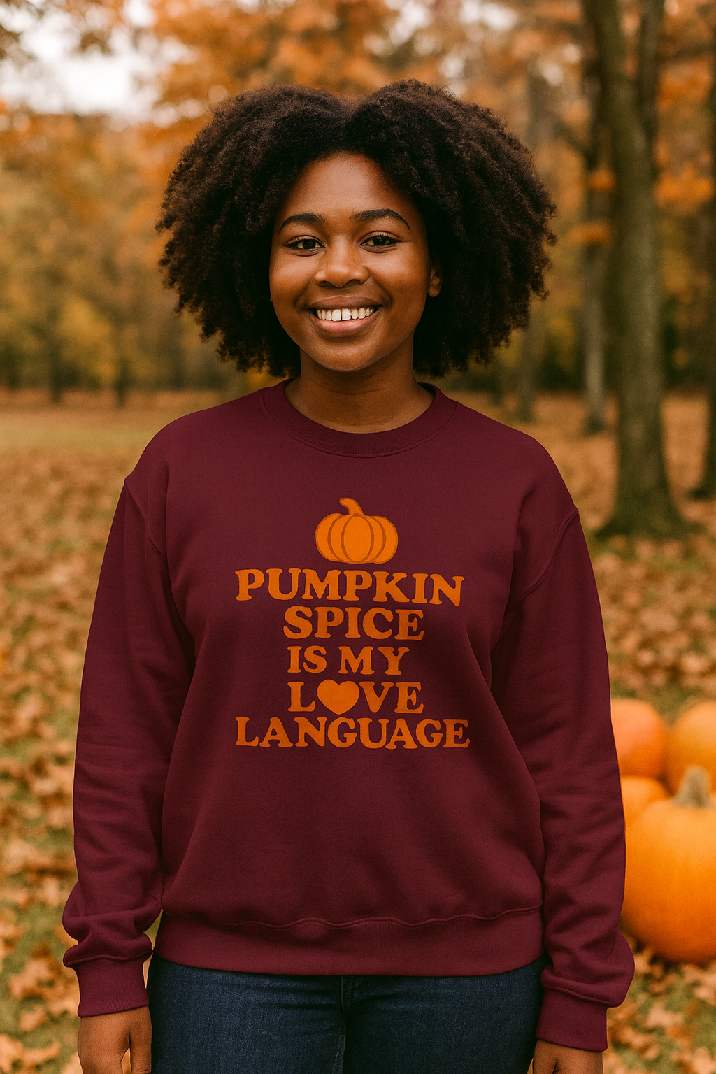 Pumpkin Spice Love Language Sweatshirt