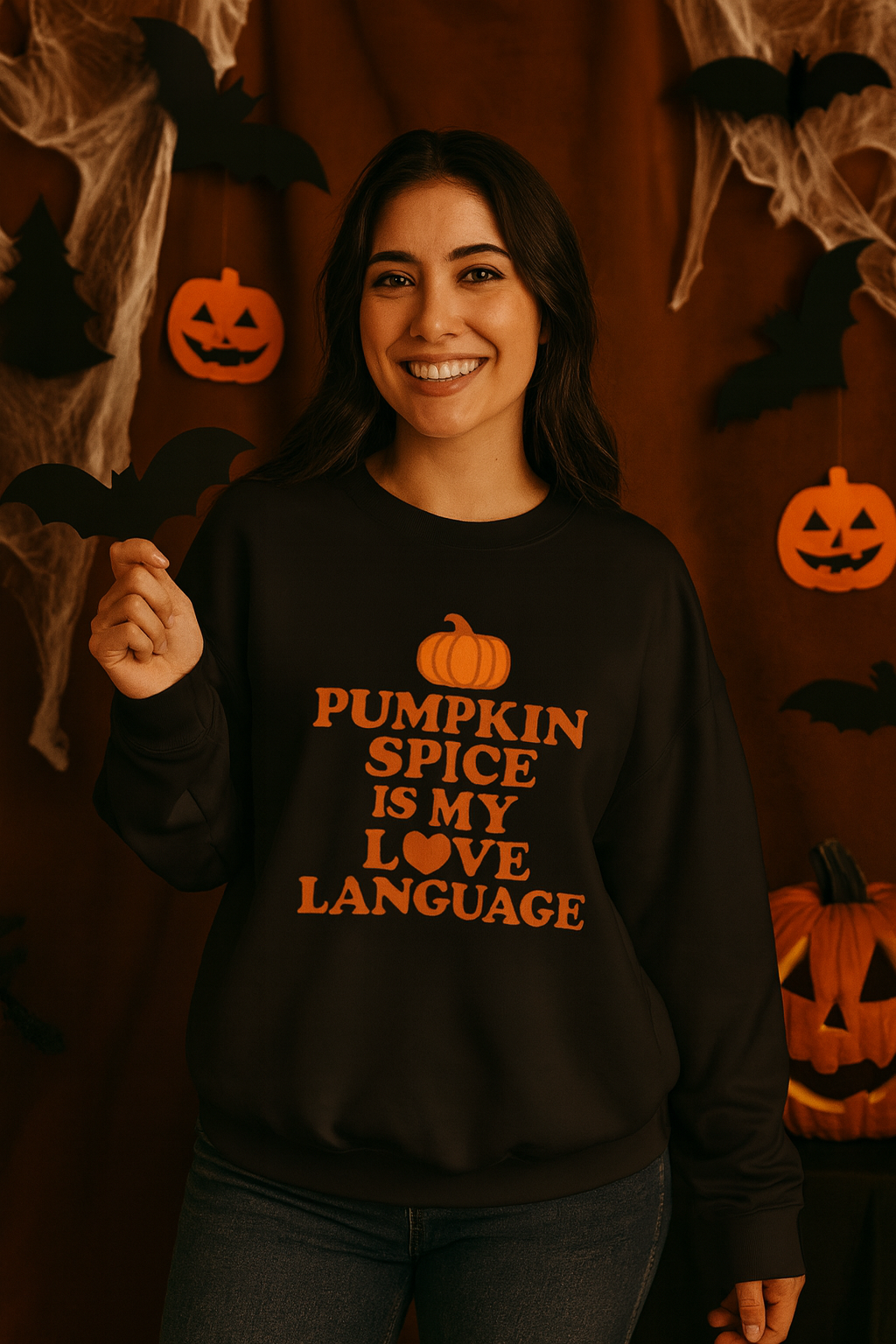 Pumpkin Spice Love Language Sweatshirt